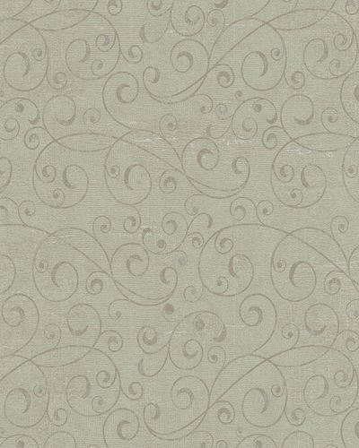 Wallpaper tendrills vintage light green rose gloss Marburg Allure 59419