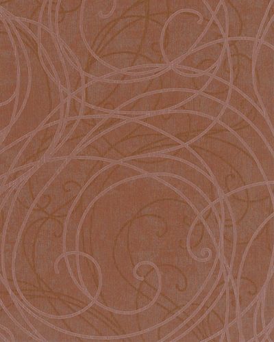 Article picture Wallpaper ornaments copper gold gloss Marburg Merino 59106