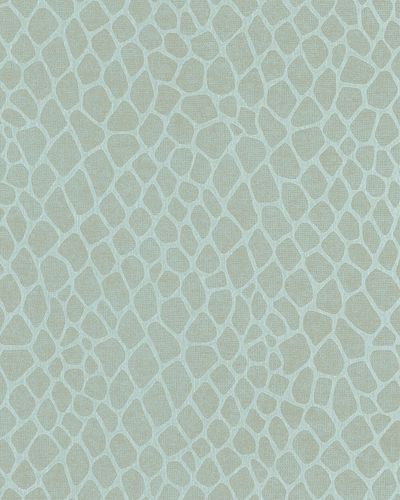 Article picture Wallpaper giraffe skin turqouise silver gloss Marburg Merino 59117