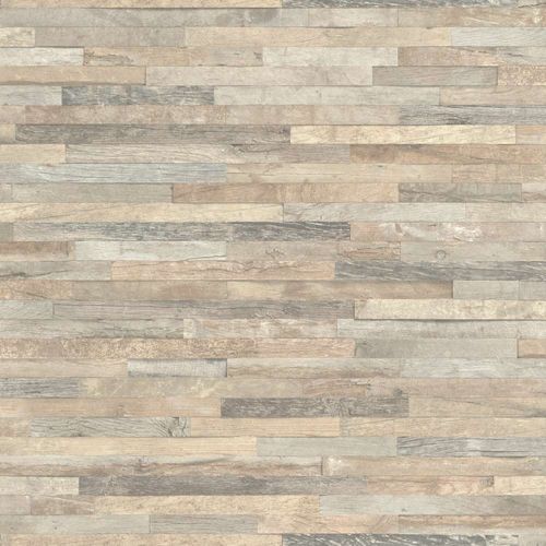 Non-woven Wallpaper Rasch Factory wood design 3D beige grey 939804 