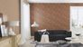 Room picture Non-woven Wallpaper Rasch Factory wood design 3D brown grey 939811  3