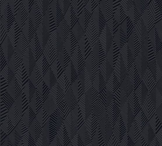 Article picture Wallpaper graphic textured 3D design black metallic 35998-3