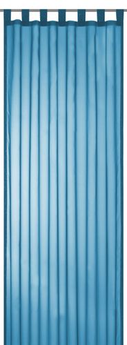 Loop Curtain transparent Feel Good Uni plain blue 198268