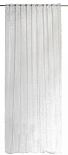 Loop Curtain semi-transparent Membran textured white 198572