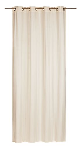 Eyelet Curtain non-transparent Miami plain beige 006352