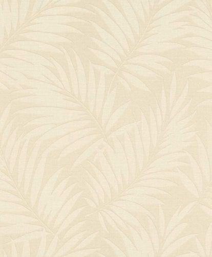 Wallpaper Barbara Schöneberger floral leaf grey white gloss 527544