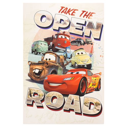 Canvas Picture Disney Cars Lightning McQueen Hook 60x90 cm