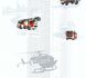 Kids Wallpaper Firetruck helicopter white red gloss 35813-1 1