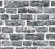 Wallpaper Neue Bude 2.0 stone bricks wall black grey 36140-4 1