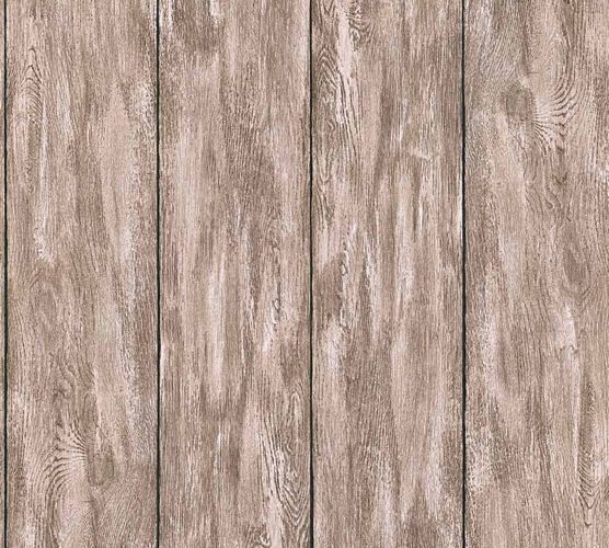 Wallpaper Neue Bude 2.0 wooden board design brown 36152-4