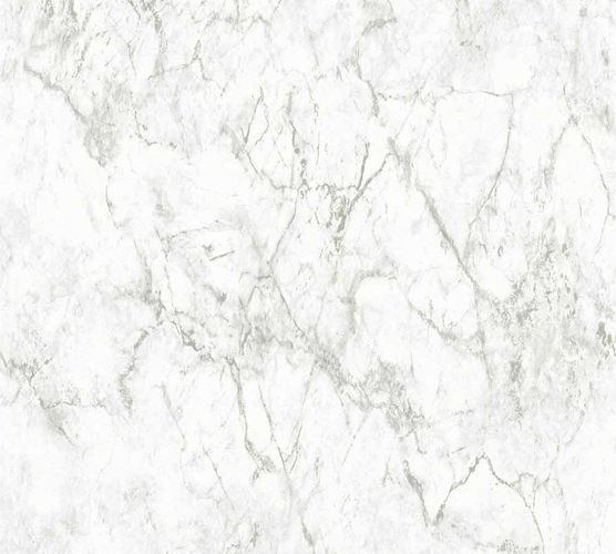 Wallpaper Neue Bude 2.0 marble design white beige grey 36157-3