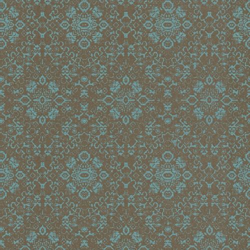 Wallpaper Rasch Textil Palau ornament petrol blue anthracite 228938