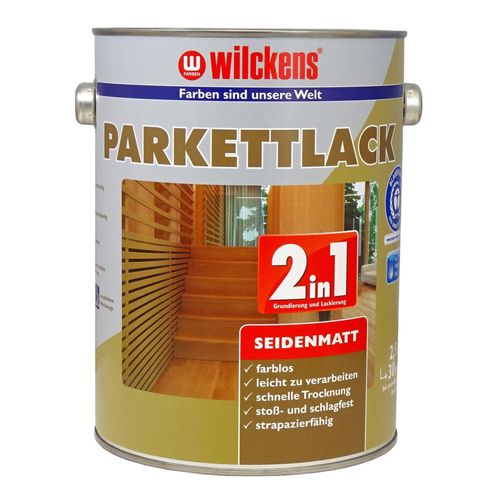 Wilckens 2in1 Parquet Flooring Varnish Lacquer 2,5 litre