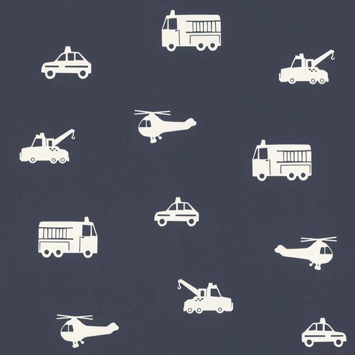 Article picture Kids Wallpaper Cars Helicopter blue white Rasch Textil 138916