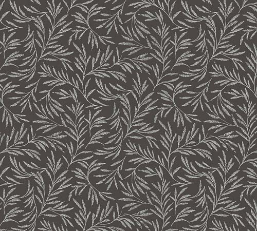 Detail picture Non-Woven Wallpaper floral black Architects Paper Alpha 33326-5