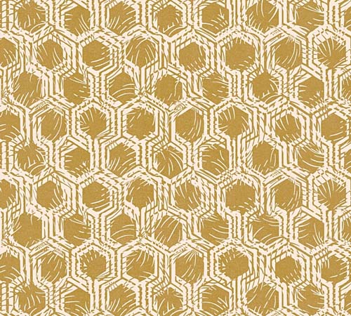 Detail picture Non-Woven Wallpaper combs gold Architects Paper Alpha 33327-3