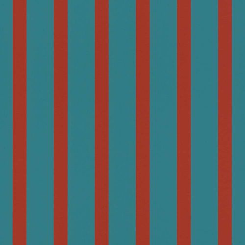 Image Wallpaper Stripes Pattern turquoise red Rasch Textil 289748