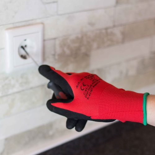 Work Gloves nitrile foam Gloves Gecko Grip 2 Sizes