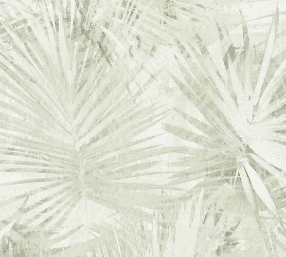 Non-Woven Wallpaper Palm Leaves green livingwalls 6385-4