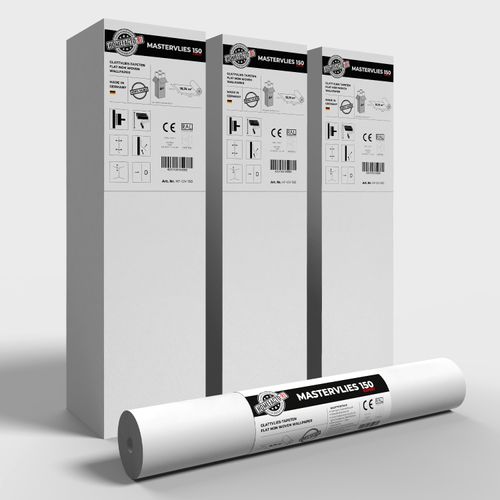 12x Paintable Lining Paper Wallpaper Mastervlies Expert | 225m²