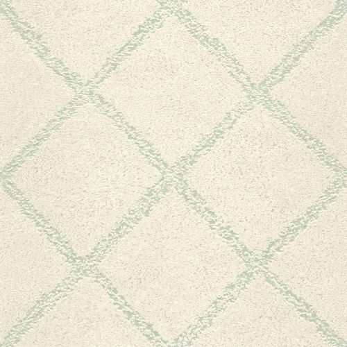 Productpicture Non-Woven Wallpaper Grid turqoise Rasch Textil Boho Chic 148665