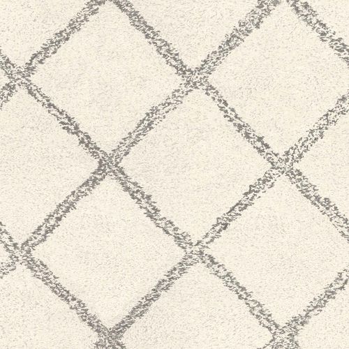 Produktimage Non-Woven Wallpaper Grid anthracite Rasch Textil Boho Chic 148666