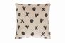 Pillow Case Deco Cozz Hearts Faiza graphit 45x45cm 5062-00 1