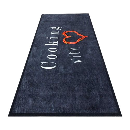 Küchenläufer Küchenteppich Cooking with Love | waschbar