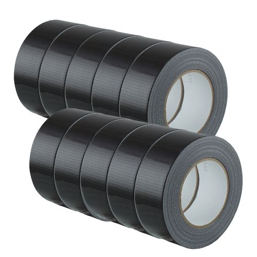 Set of 10 Duct Gaffer Tape Strength Adhesive 48mm x 50m