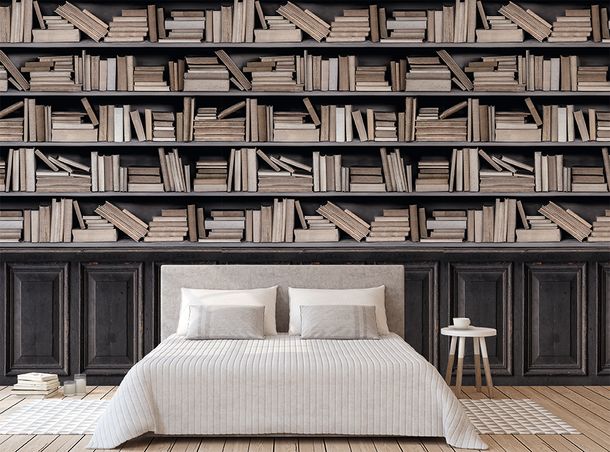 Product image Non-Woven Digital Print Photo Wallpaper Mural vintage books | A36801