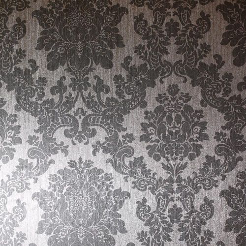 product picture Wallpaper Vinyl baroque silver grey gloss Arthouse Illusions 294401