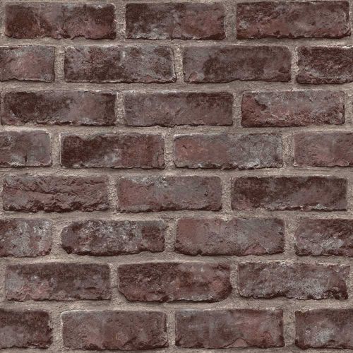 Non-Woven Wallpaper brick wall stones brown EP3505