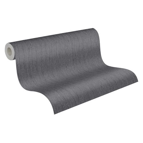 Non-Woven Wallpaper Textile Design anthracite 3443-35