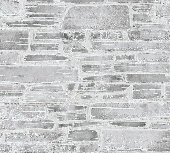 Wallpaper Stonewall Vintage grey white 36459-2