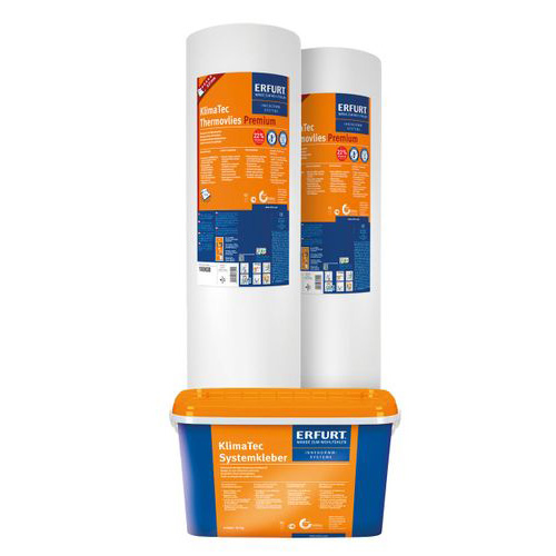 Erfurt KlimaTec Thermo Non-Woven Premium - 2 rolls + glue