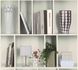 Article picture Non-Woven Wallpaper bookshelf ivy vase white green 36663-1 1