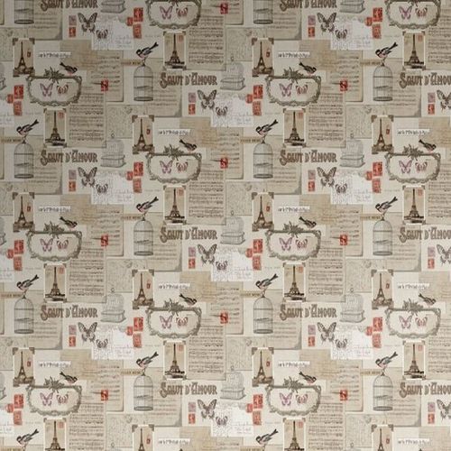 Wallpaper retro city Paris cream white beige ihc_L01