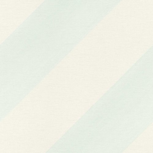 Kids Wallpaper blockstripes light blue cream Rasch 531602