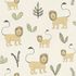 Kids Wallpaper lions shrubbery cream brown Rasch 531701 1