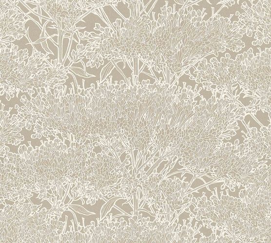 Article picture Wallpaper floral tree taupe 36972-4