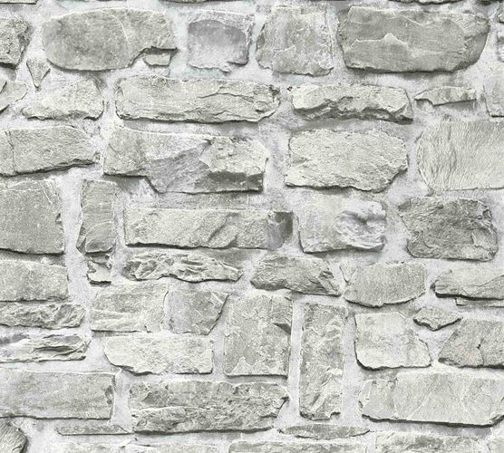 Non-Woven Wallpaper Virgin Stonewall grey white 36370-1