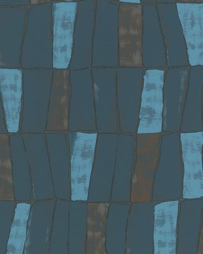 Illustration Wallpaper Grid Abstract blue Metallic 31224