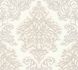 Non-Woven Wallpaper Baroque cream grey Glitter 36898-2 1