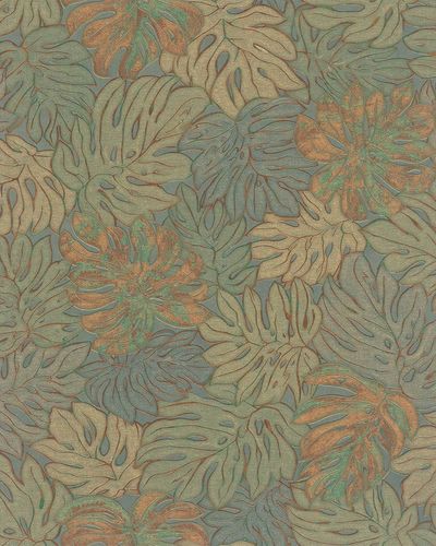 Picture Non-Woven Wallpaper Floral Leaves Casual 30434