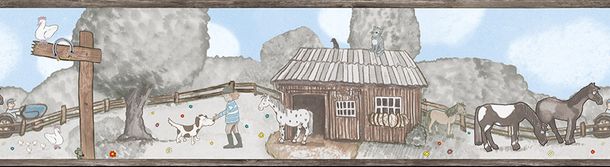 Kids Border Pony Farm grey blue Jonas Koetz 46511