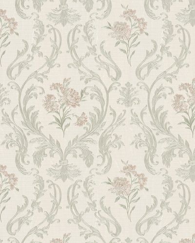 Image Non-Woven Wallpaper  Floral cream gold 30603