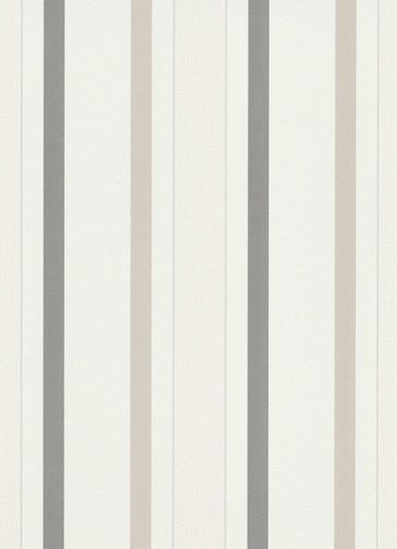 Product Picture Vinyl Wallpaper Line white taupe 5429-02