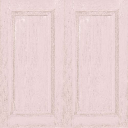 Kids Wallpaper panel wood pink beige Babylandia 005408