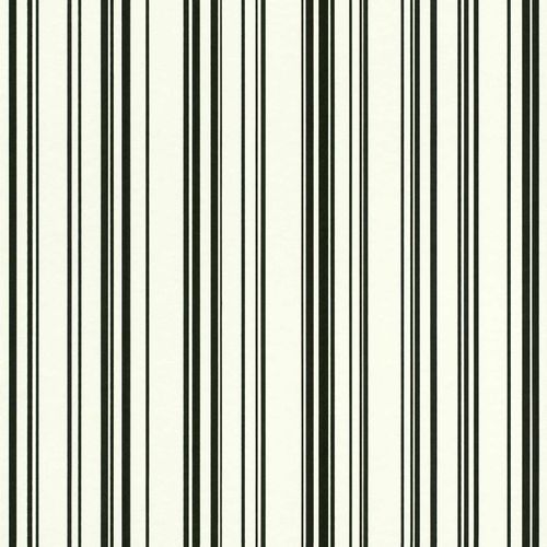 Non-Woven Wallpaper Stripes Pattern white black 138982