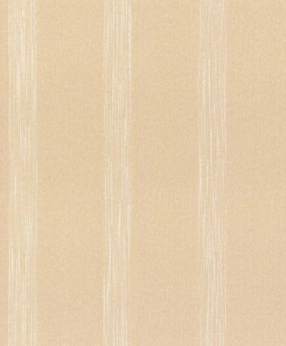 Article picture Textile Wallpaper Stripes Pattern apricot Gloss 086040